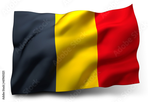 Lacobel flag of Belgium