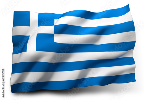 Fototapeta flag of Greece