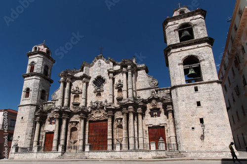 Fototapeta Place de la Cathédrale à la Havane