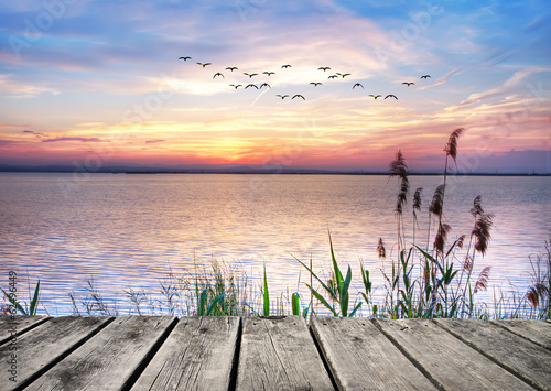 Zdjęcia el lago de las nubes de colores