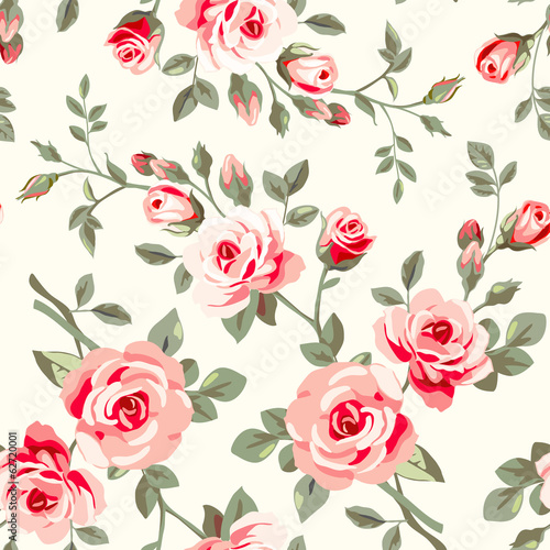  Pattern with roses
