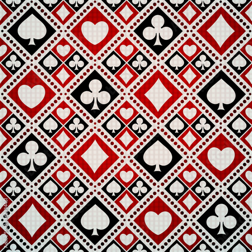  Seamless background playing card suits