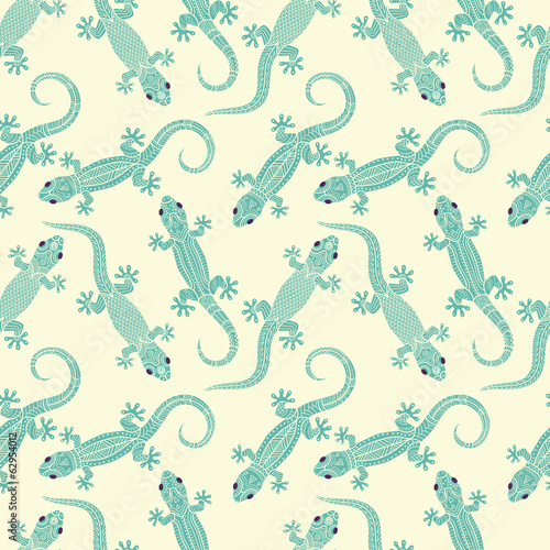 Lacobel Lizards seamless pattern