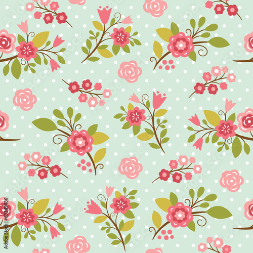  beauty seamless floral pattern