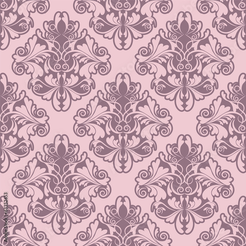 Lacobel seamless wallpaper. vintage pattern.flower background