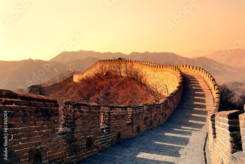 Fototapeta Great Wall morning