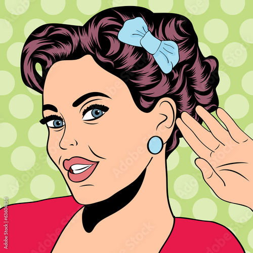 pop-artu-retro-kobieta-w-stylu-komiksow