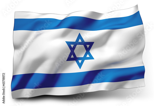 Fototapeta flag of Israel