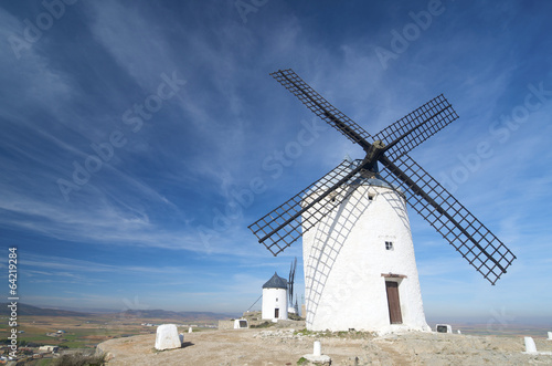 Fototapeta traditional windmills