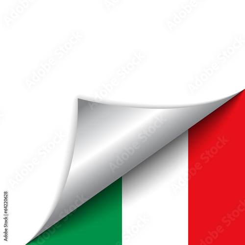  Italy Country Flag Turning Page