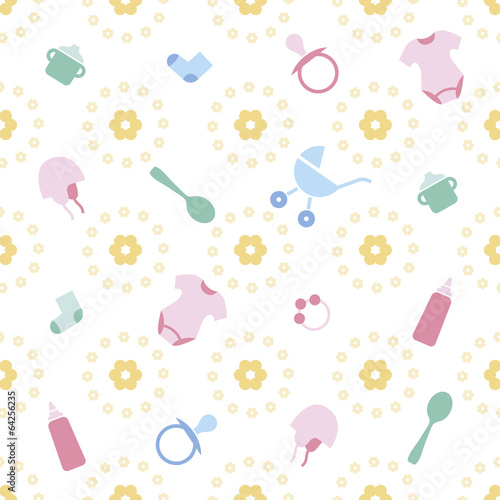  baby multicolor pattern with flowers