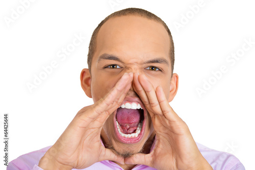 Angry yelling man upset <b>with someone</b>, screaming - 500_F_64425644_vQgFJdrYZsB1dASB4FBtyRYRLBEvXpxI