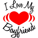 I Love My Boyfriend Herz Logo
