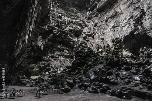 Lacobel chairs in the cave