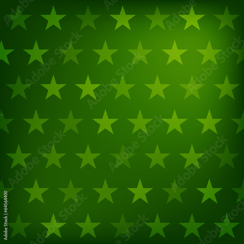 Green stars pattern