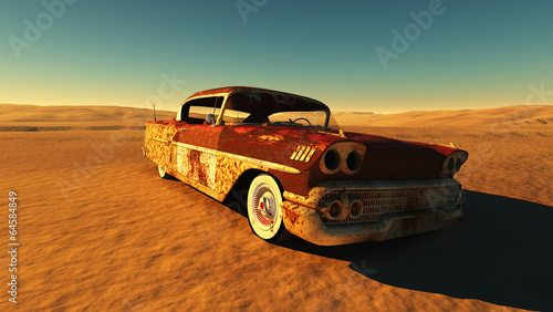 Fototapeta Rusty car