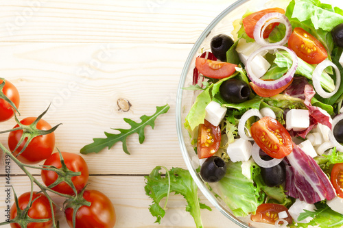 Fototapeta Fresh Greek salad