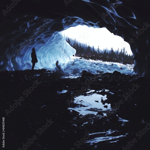 Fototapeta Big Four Ice Caves, Washington