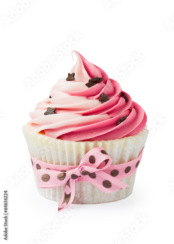 Fototapeta Pink cupcake