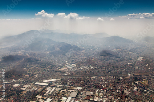 Fototapeta Aerial view of a city, Mexico City, Mexico