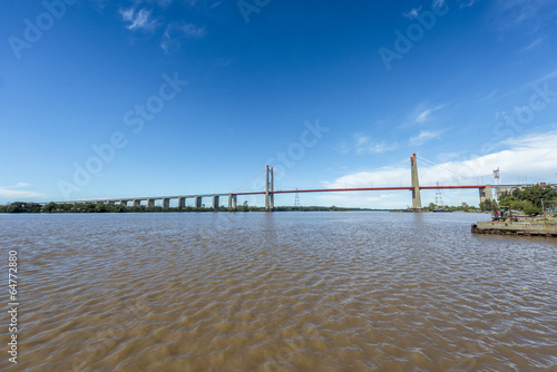 Fototapeta Zarate Brazo Largo Bridge, Entre Rios, Argentina