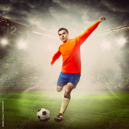 Fototapeta soccer player