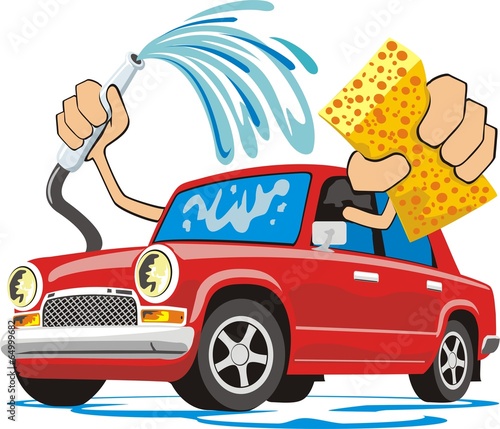 Fototapeta car wash