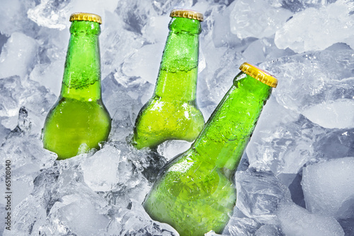  Three bottles of beer on ice
