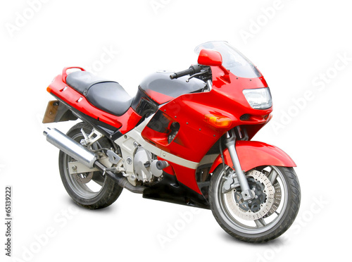 Fototapeta motorcycle isolated