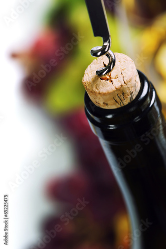 Fototapeta Wine and grape