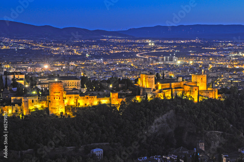 Fototapeta Alhambra Nocturna