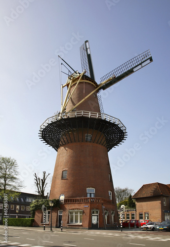 Lacobel Windmill in Utrecht. Netherlands