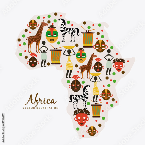 Fototapeta Africa design