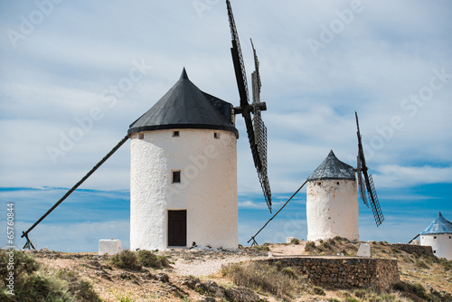 Fototapeta Group of windmills