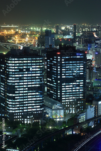  Tokyo cityscape at night