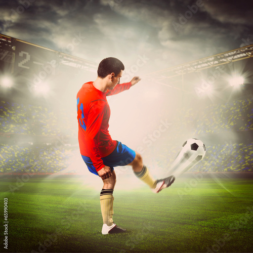 Fototapeta soccer player