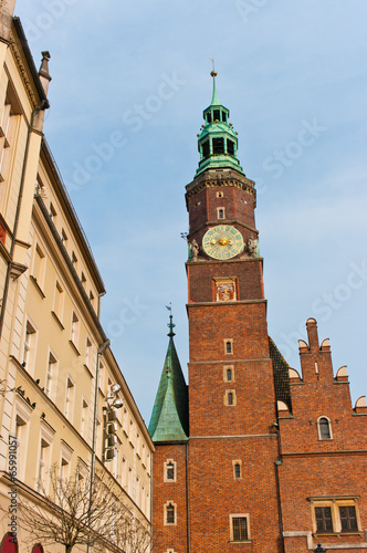 Fototapeta Old town hall in Wroclaw, Poland