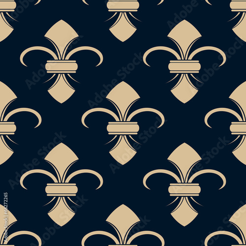  Classical French fleur-de-lis pattern