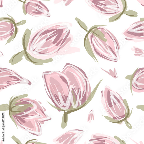 Lacobel Floral seamless pattern for your design