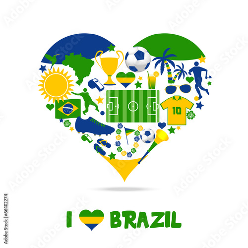 Lacobel Brazil fan heart