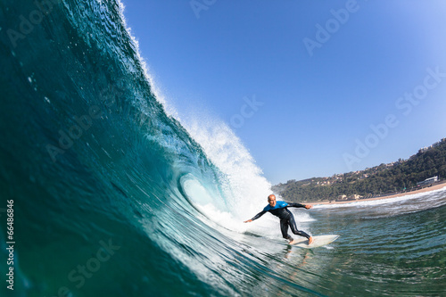 Fototapeta Surfing Surfer Wave Water Closeup Action
