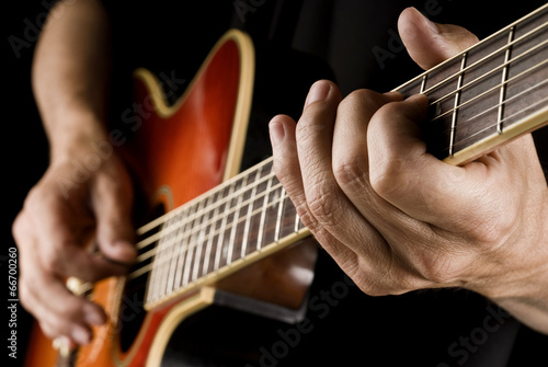 Fototapeta playing country guitar