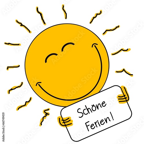 Fototapete Schöne Ferien Sonne