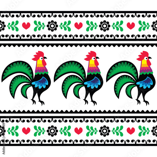jednolity-wzor-polskiej-sztuki-ludowej-z-kogutami-wycinanka