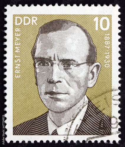 Postage stamp GDR 1977 Ernst Meyer, German Labor Leader