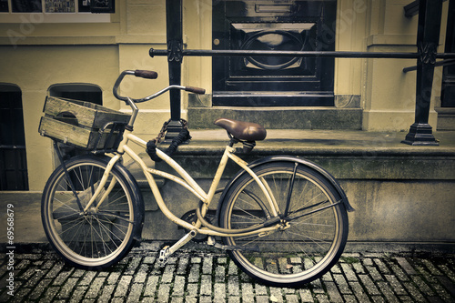  an old bicycle