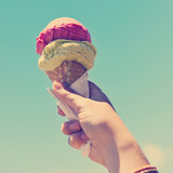 Gelati Ice Cream Cone Instagram Style poster