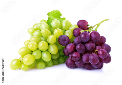 Grapes isolated on white. © Belokoni Dmitri
