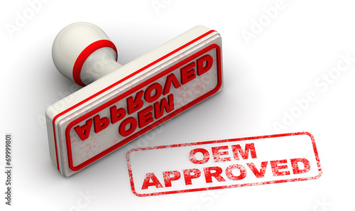 Утверждённый OEM производителем (oem approved). Печать и оттиск