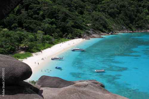 Poster View point at Donald Duck Bay at Ko Similan Island in Similans n